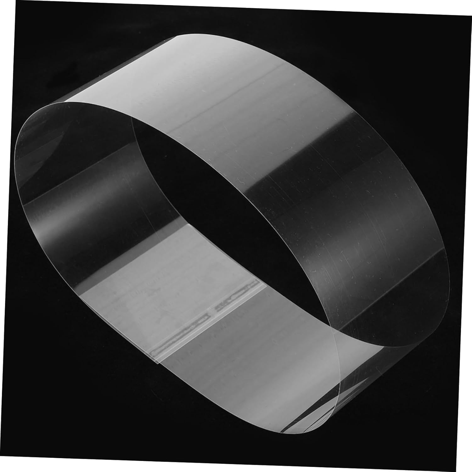 100Sheets Transparent Cake Collar Wrap for Mousse Cakes Self-Adhesive Clear Acetate for Baking and Presentation image number 3