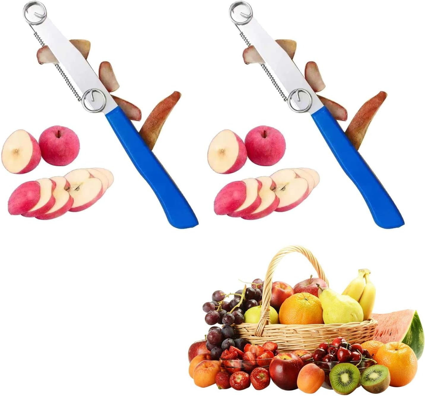 Giovannis Knives, Magic Knife, Giovanni Knife, 3-In-1 Compatible Green Elephant Knife, Greenelephant, Quick Cutting Knife, Magic Knife Italy, Magic Tool, Pack of 2 image number 2