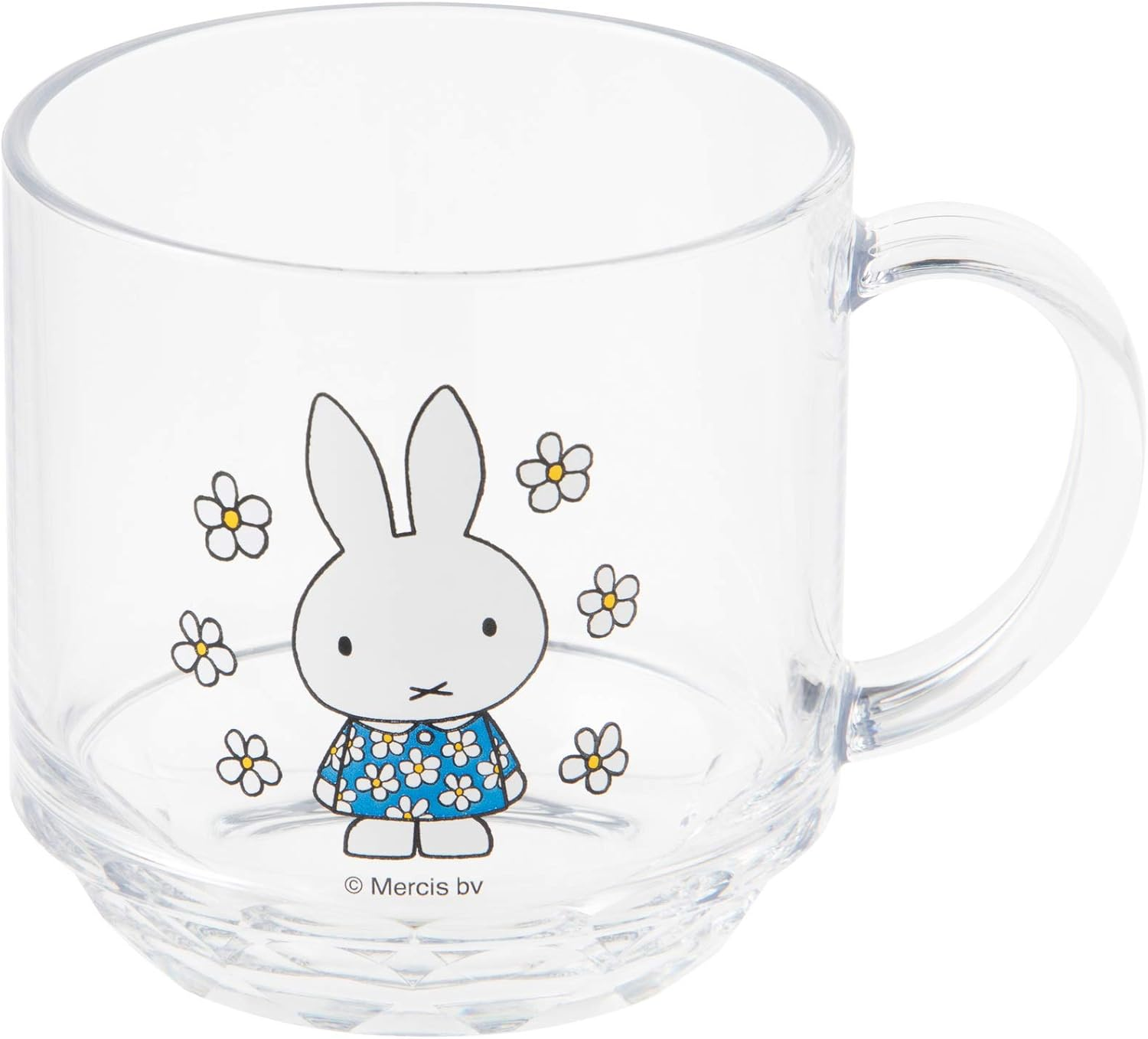 I Collection PM101_340 Ishikawa Resin Industrial Cup Unbreakable Large Mug Glass Microwave Dishwasher Safe 11.8 Fl Oz (340 Ml) Made in Japan Outdoor Children Home Party Cute Stylish Miffy Gargle Cup image number 1