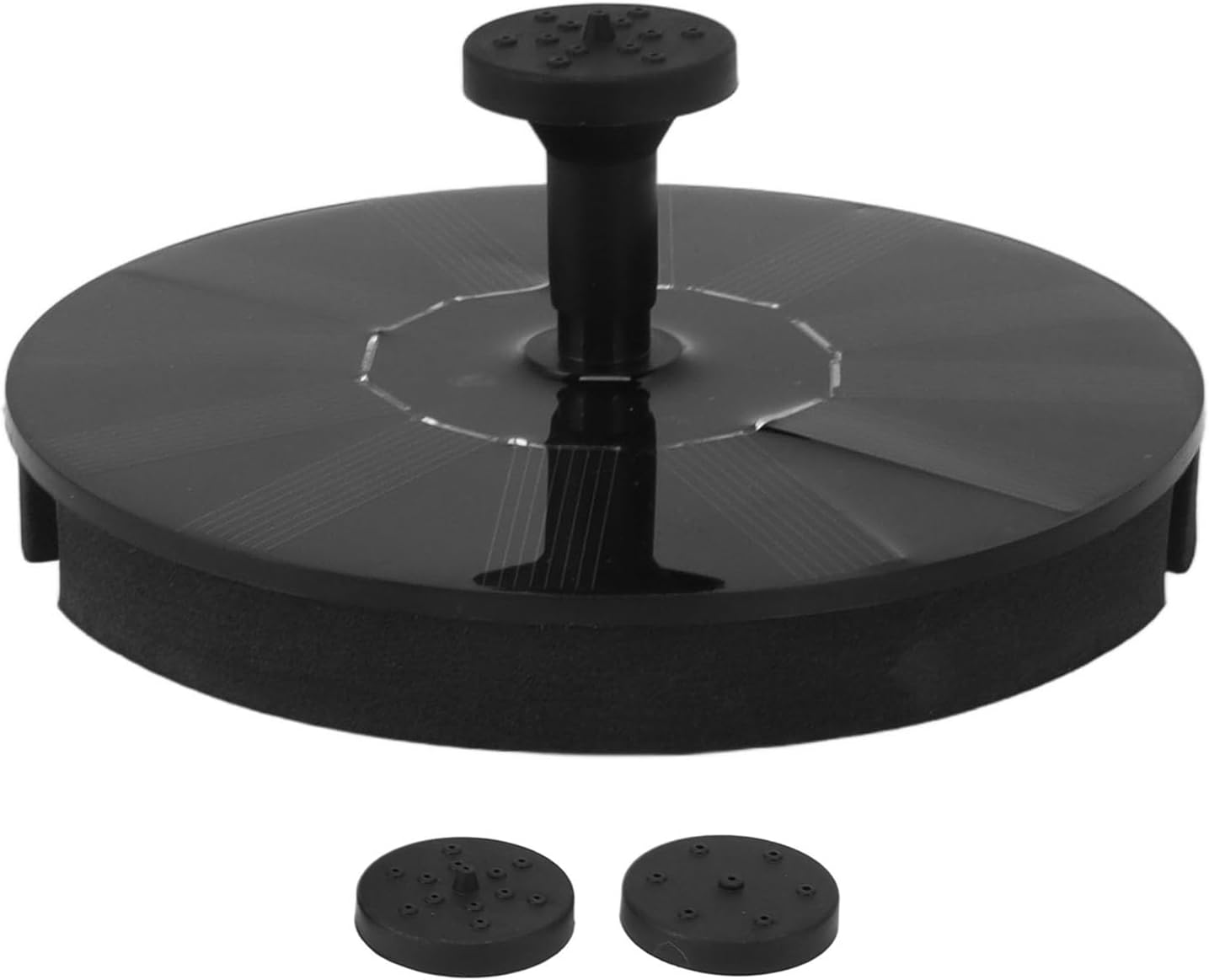 Ejoyous Solar Floating Fountain, 13Cm Diameter, 30-60Cm Spray Height 210L/H Energy-Saving, for Bird Bath/Fish Tank/Small Pond/Garden Decoration with 8 Accessories image number 4