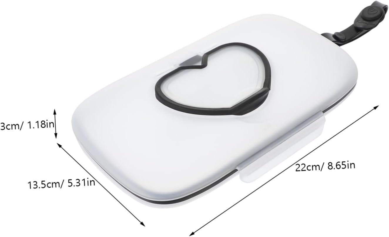 Portable Refillable Wipes Dispenser for Home and Travel Lightweight Wipe Holder Easy One-Handed Capacity for Strollers and Diaper Bags image number 5