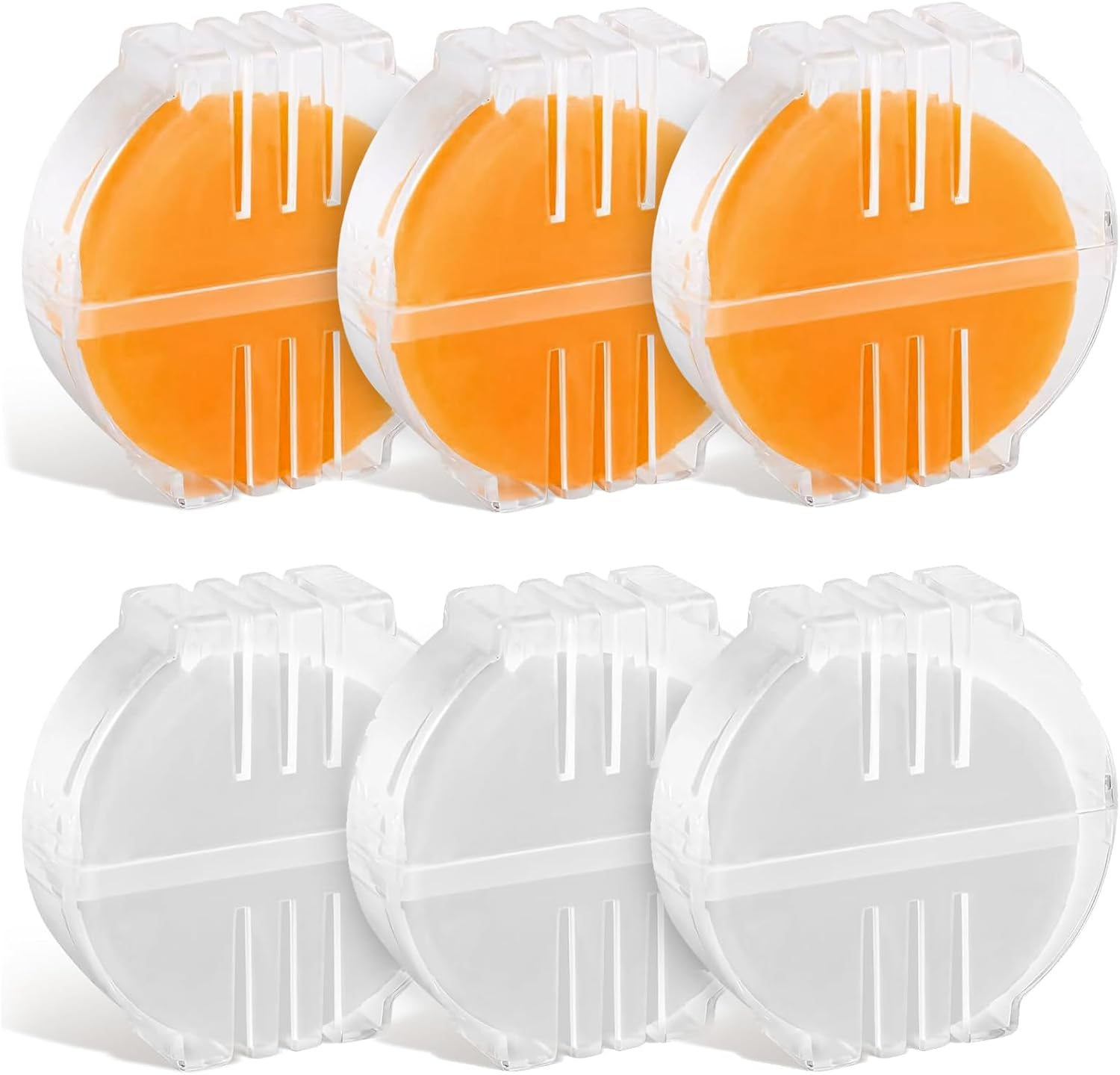 Hunken 6 Pack Beeswax Thread Conditioner, Sewing Wax for Hand Sewing & Embroidery, Smooth Wax with Storage Box for Thread Strengthening and Fraying Prevention (Yellow and White) image number 4