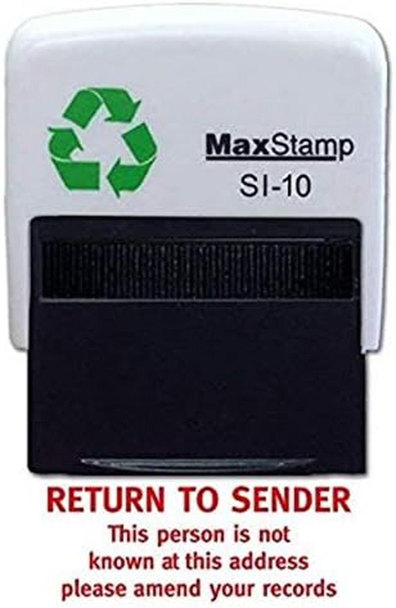 Return to Sender Stamp &ndash; Self Inking Red Ink - 24 X 7Mm