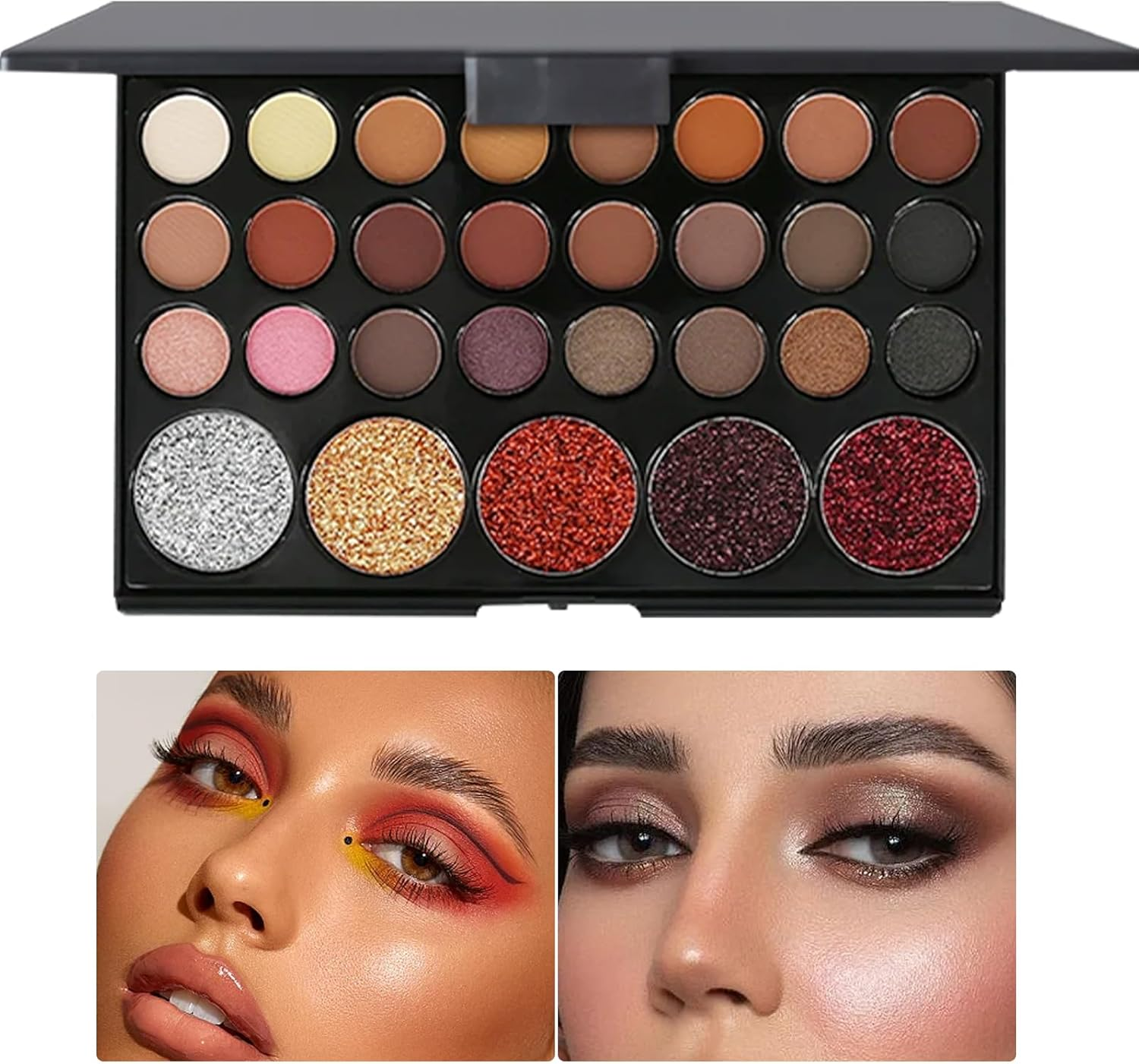 All in One Makeup Kits Women Full Multi-Purpose Beauty Kit, Eyeshadow Palette Lip Gloss Eyebrow Pencil Foundation Concealer Blusher Eyeliner Mascara with Gift Bag for Beginners or Pros image number 5