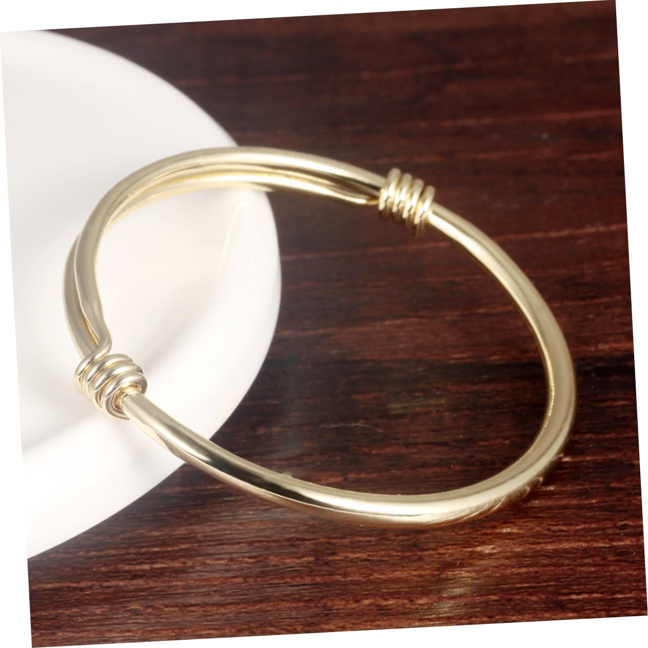 SHERCHPRY Fashion Boys and Girls Jewelry Creative Bracelet Push-Pull Open Bangle Gold Bangles Adjustable Gold Bracelet image number 1
