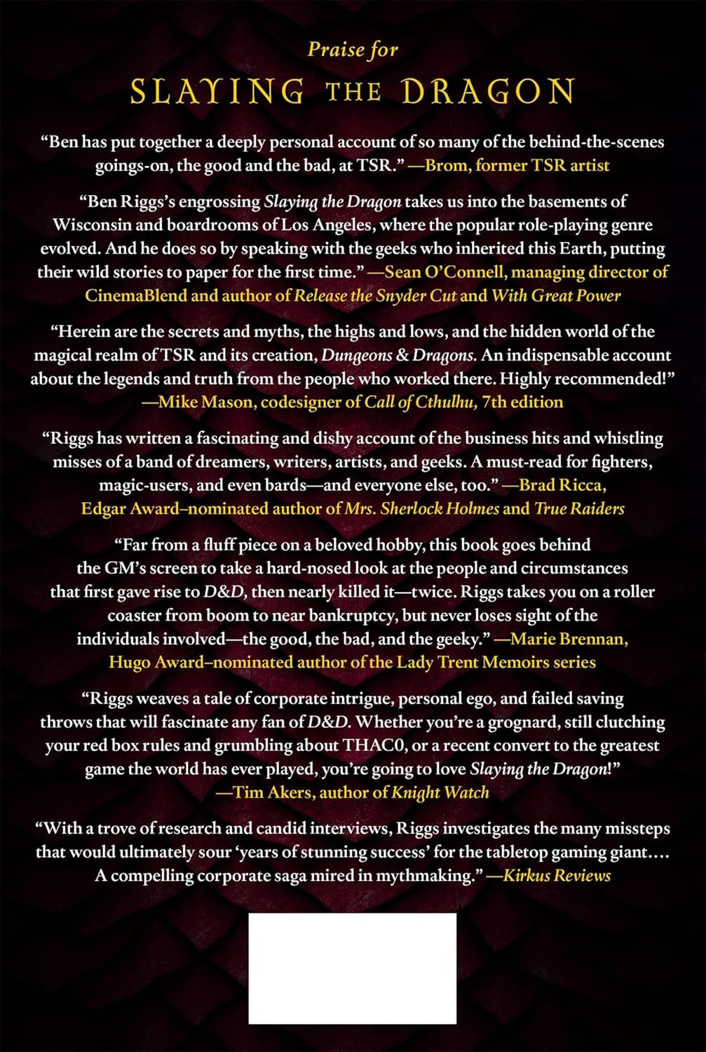 Slaying the Dragon: a Secret History of Dungeons & Dragons image number 1