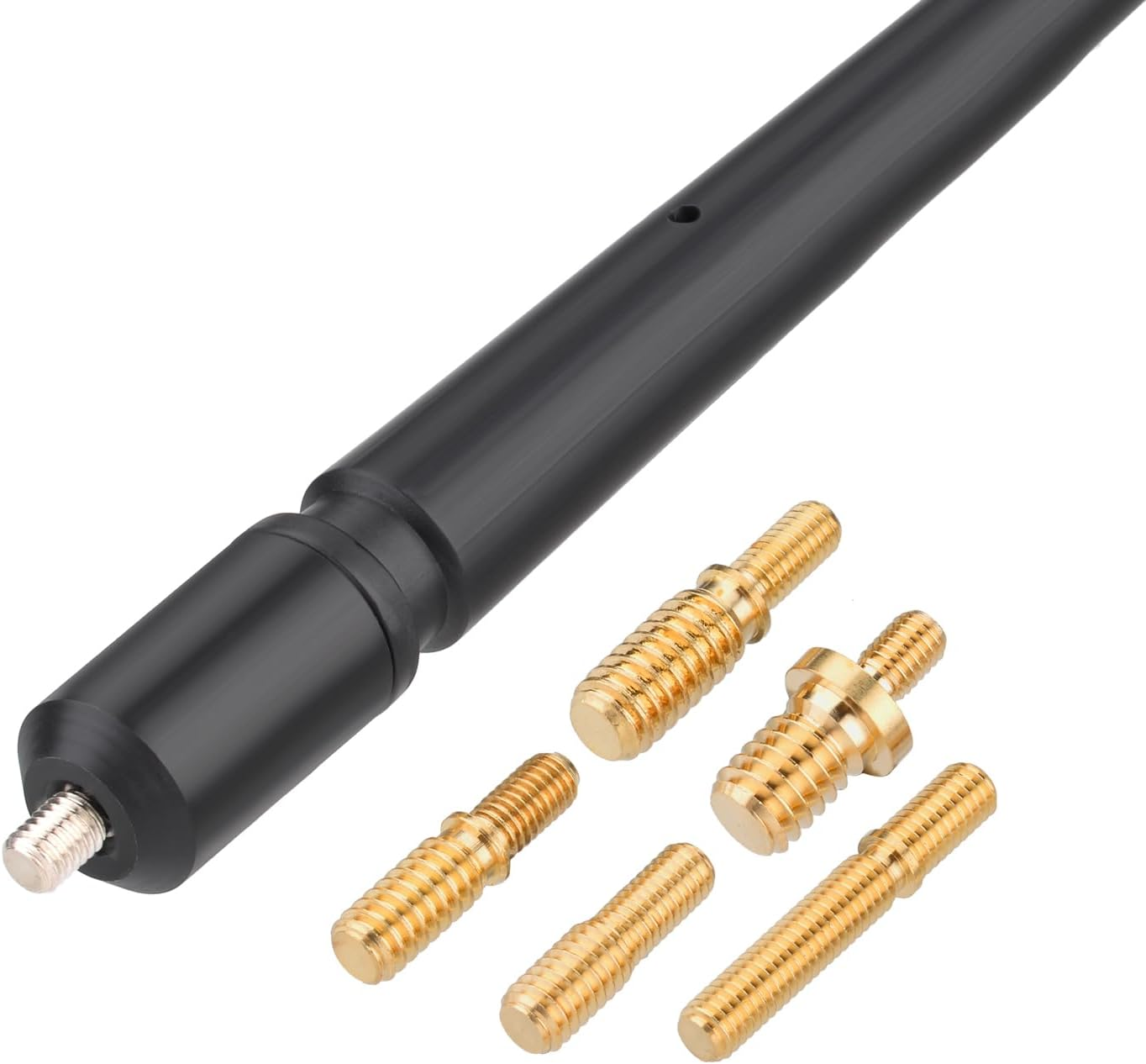 Bingfu Car Radio Antenna 33Cm Flexible Rubber Short Antenna Replacement with 6 Adapters, Enhanced DAB FM/AM Signal Reception for Vehicle SUV Car Audio HD Tuner Head Unit Media Receiver Player