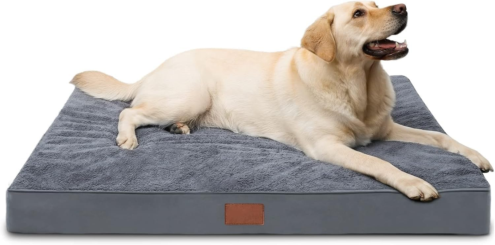 Dog Bed, Dog Sofa Beds for Medium Large Dogs, Memory Foam Anxiety Pet Bed with Warm Mattress Cushion, Washable Dog Bedding Firm Support Pet Crate Bed