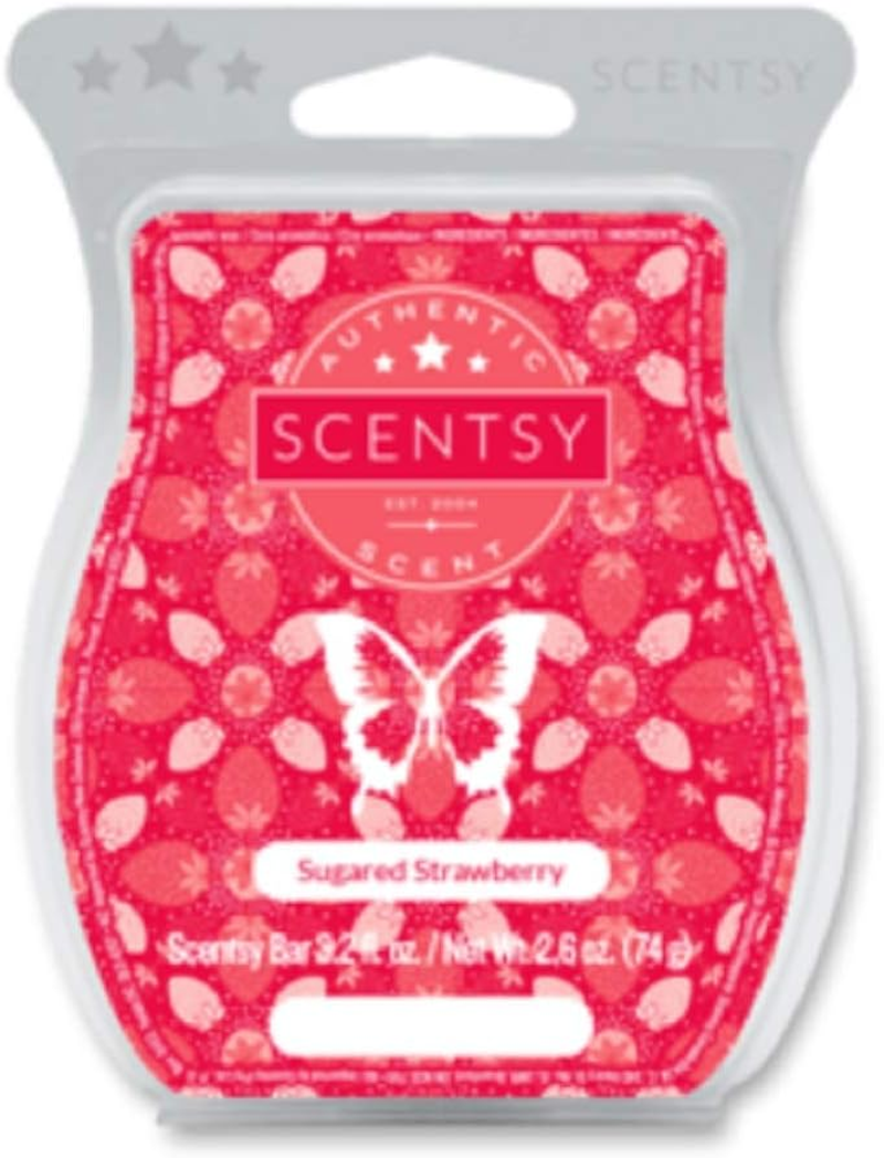 Scentsy Bar Scent of the Month - Sugared Strawberry - April 2019 (3.2 Fl. Oz.)