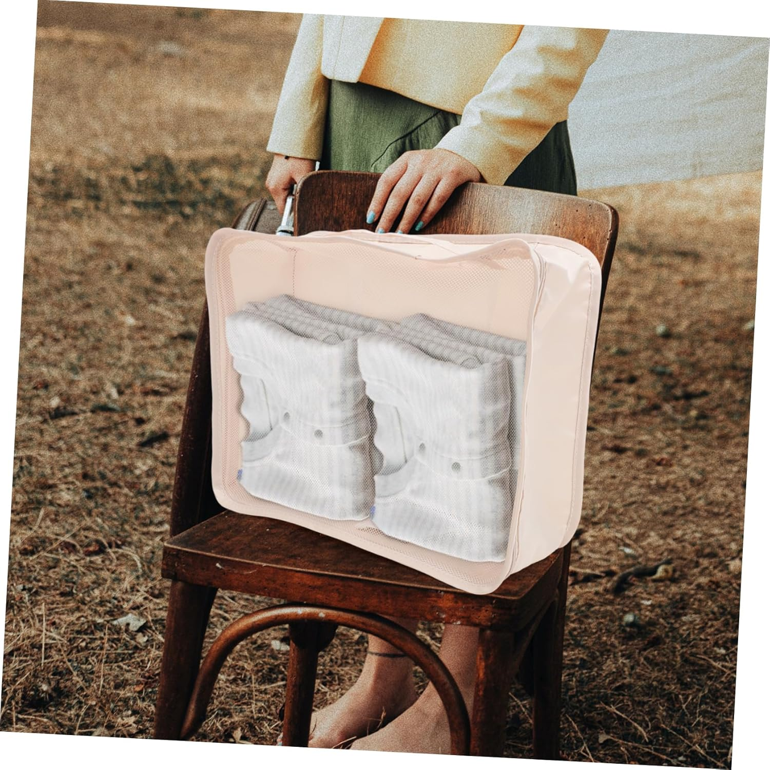 Veemoon 7Pcs Travel Packing Cubes Suitcase Bag Organizer for Clothes Shoes Folding Luggage Organizers Packing Bags for Travel Essentials image number 2