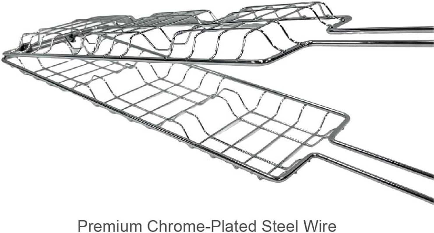 Chrome-Plated Steel S'Mores Grill - Perfect for Toasting Marshmallows, Cookies & More! Portable and Easy to Use for Indoor and Outdoor Fun ! image number 2