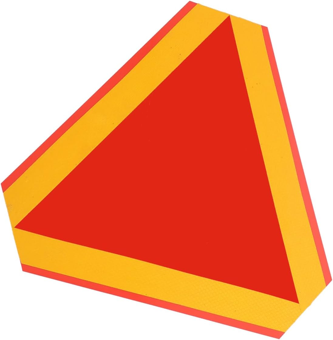 Luxshiny Reflective Warning Triangle Sign Slow Moving Vehicle Caution Board for Trucks and Low Speed Vehicles Road Safety Reflector image number 2