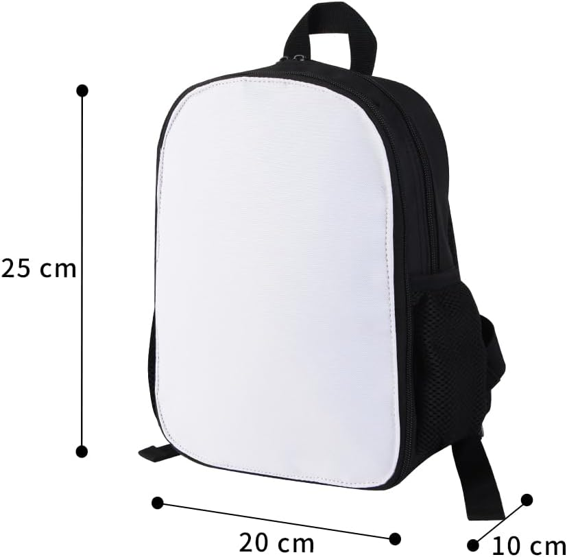 Dispalang Heat Transfer Sublimation Kids Backpack DIY Blank School Bag Small Bagpack for Printing Drawing for Kindergarten - Pink image number 1