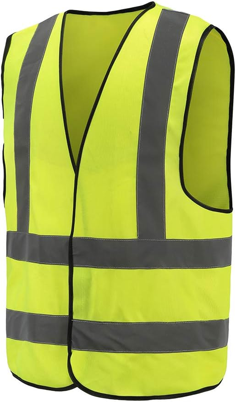 AYKRM Reflective Security Hi Vis Vest - High Visibility Waistcoat for Safety and Security Work image number 5