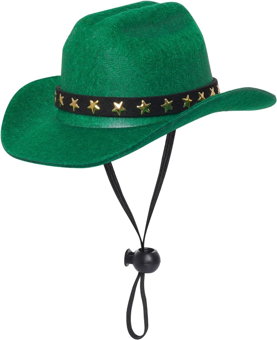 Choyaxo Pet Cowboy Costume Cosplay Cap Halloween Costumes for Dogs Cat Pet Party Decoration Mini Cowboy Hat (Black, Small)