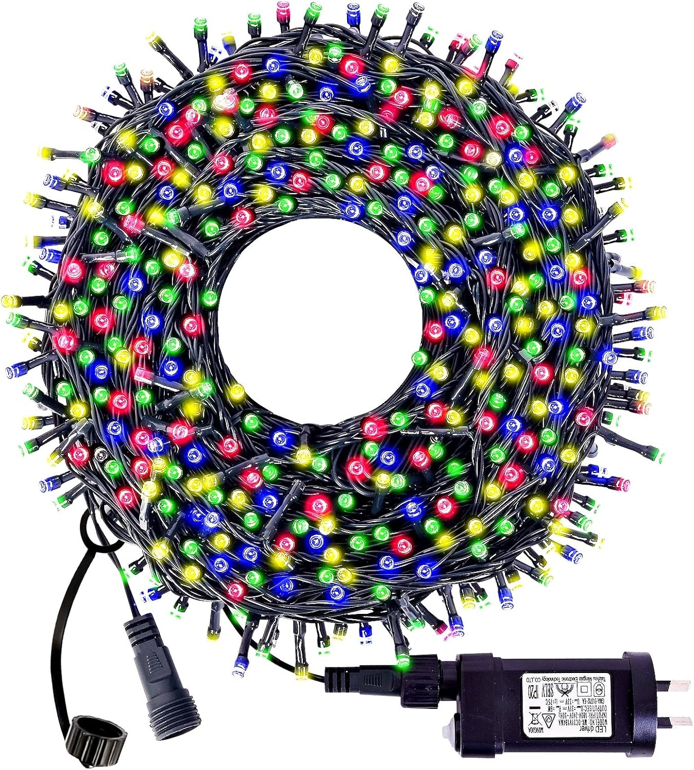 Christmas Lights, 30M 300Leds Outdoor Christmas String Lights Waterproof with 8 Modes for Xmas Tree/Party/Garden/Wedding Indoor/Outdoor Garden Decorations (Warm Light)