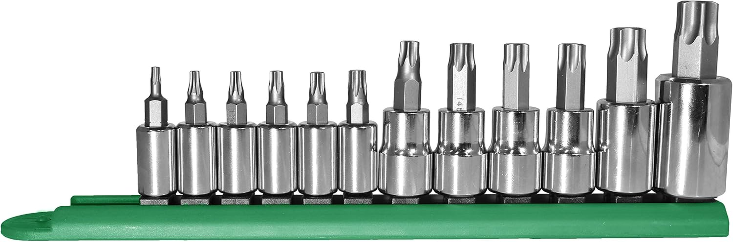 Mayhew Tools 16013 Torx Socket Bit Set, Chrome Plated, 12-Piece image number 2