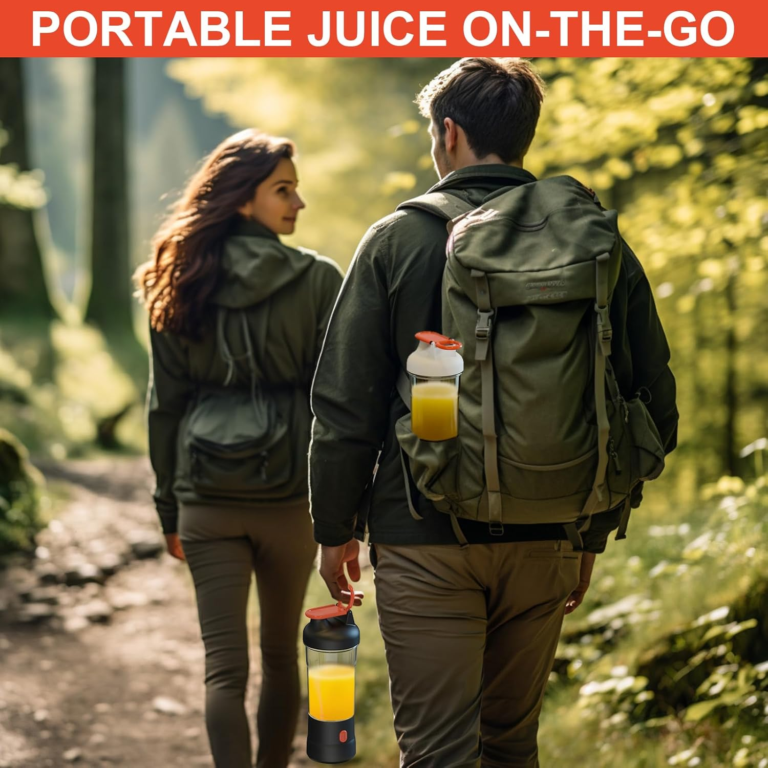 Portable Blender, 25Oz Portable Blender for Smoothies and Shakes with 6 Blades, USB C Rechargeable Mini Personal Size Blenders, Fruit Juice Mixer for Home/Office/Travel/Gym (Gray) - White image number 5