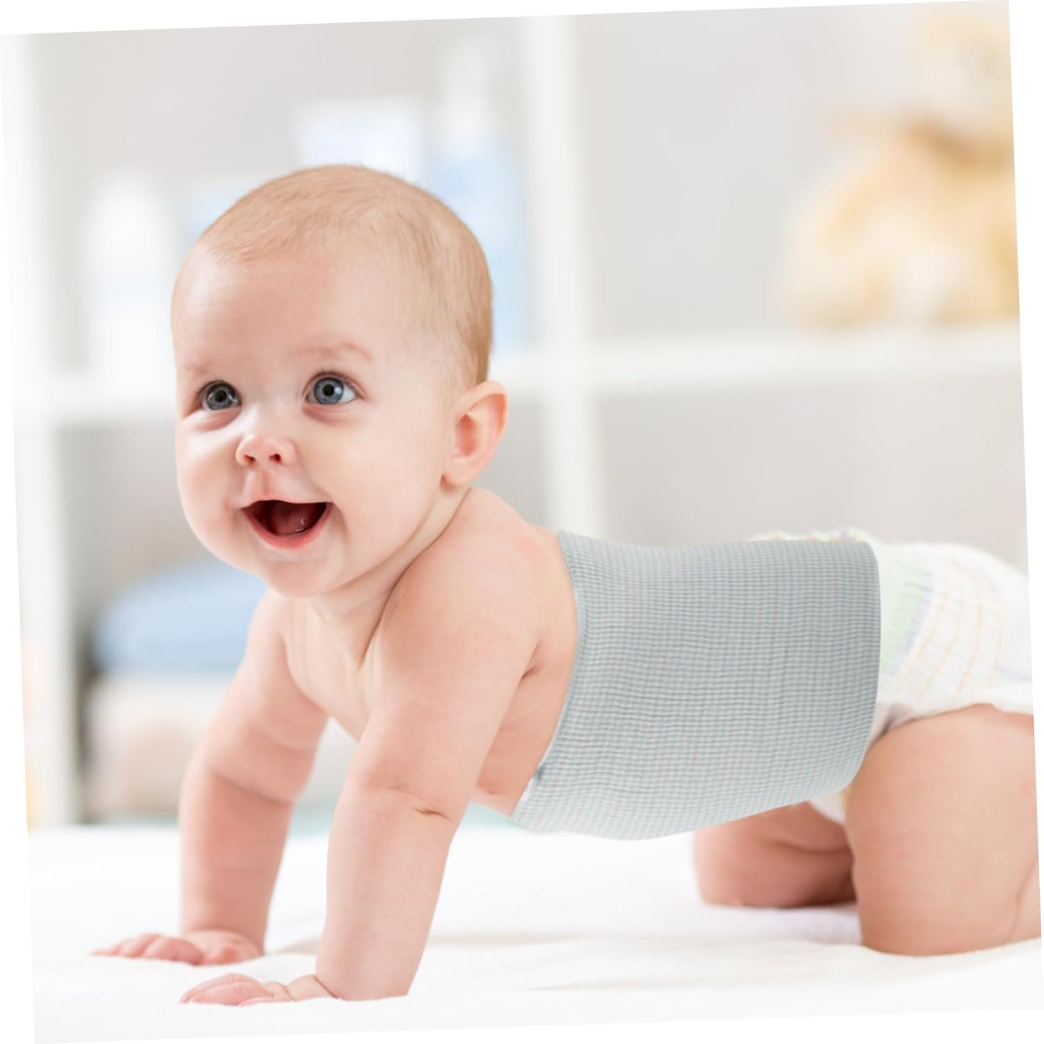 Boy Girl Belly Wrapping Newborn Belly Band Cotton Band for Wrapping Maternity Convenient Cord Belt image number 6