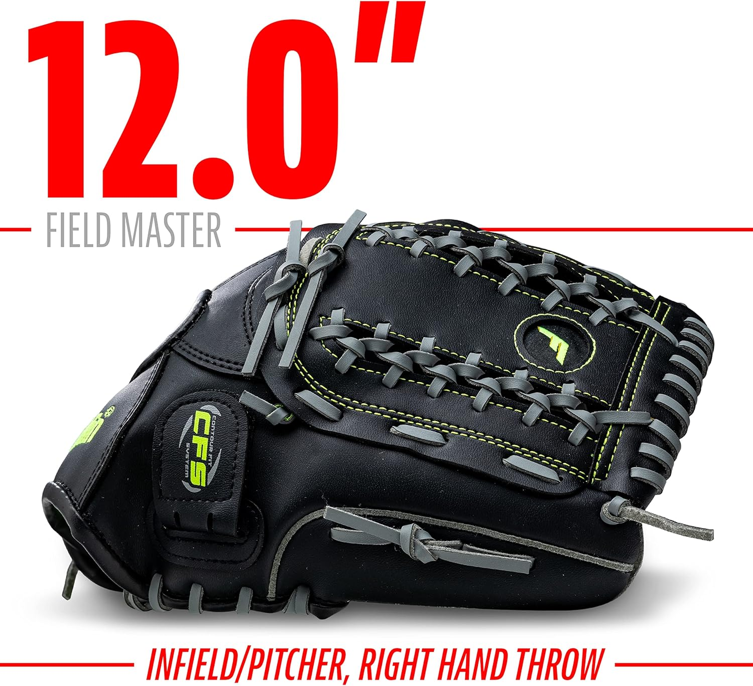 Franklin Sports Field Master Midnight Series Baseball Glove-Right Handed Thrower image number 2