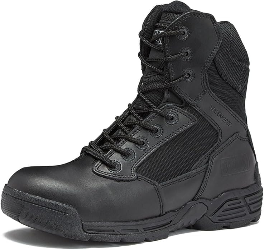 MAGNUM Men'S Bragg Waterproof Tactical Boots for Men, Mens Military Hiking Boots, Breathable Light Weight Work Boots for Men