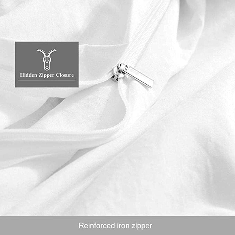 NDXRWDZR Queen Duvet Cover Set Blue Whale Duvet Cover with Zipper Closure Bedding Set for Aldult Soft Cosy Hypoallergenic Microfiber Quilt Cover Sets 210X210 Cm + 2 Pillowcases 50X75 Cm image number 5