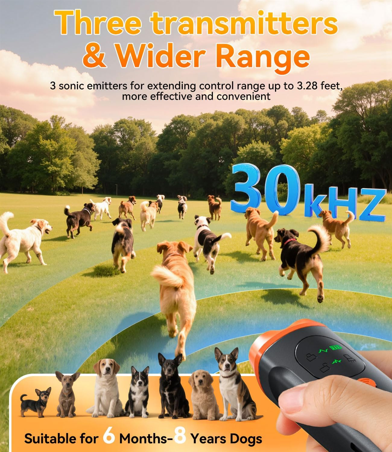 Tyniffer anti Barking Device for Dogs - Ultrasonic Dog Bark Deterrent Devices, Rechargeable Dog Bark Control Training Tools, Safe & Effective for Small, Medium and Large Dogs - Indoor & Outdoor Use image number 1