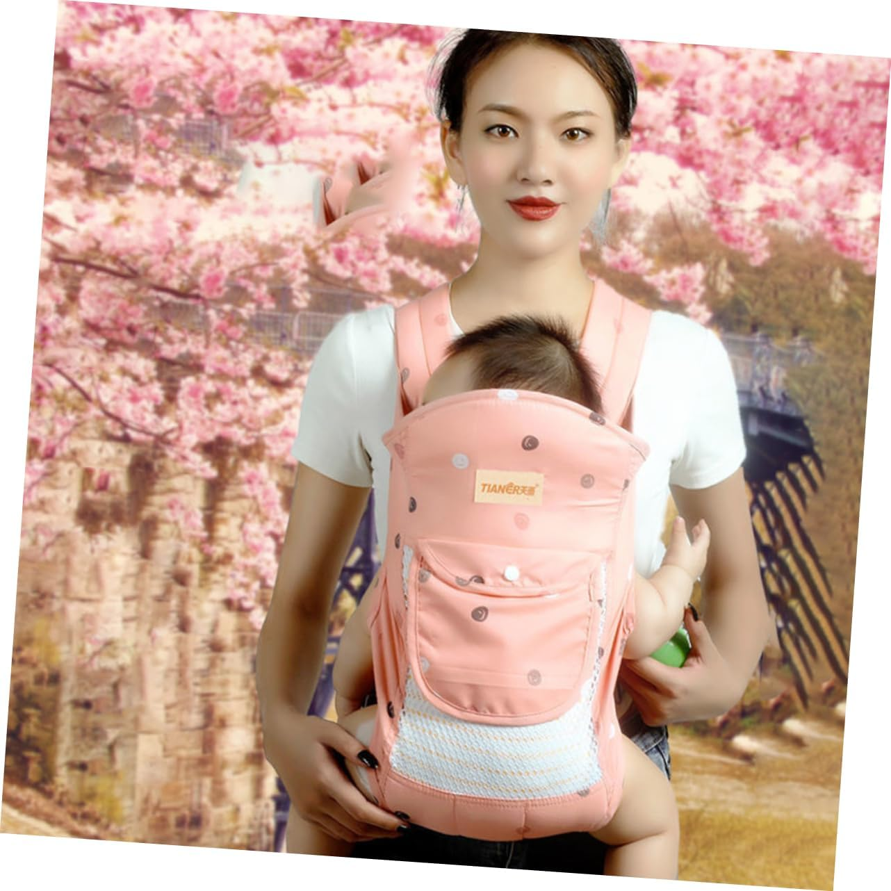 Vaguelly Carrier Alternative Newborn to Boy Girl Padded Shoulder Carrier for Breastfeeding image number 5