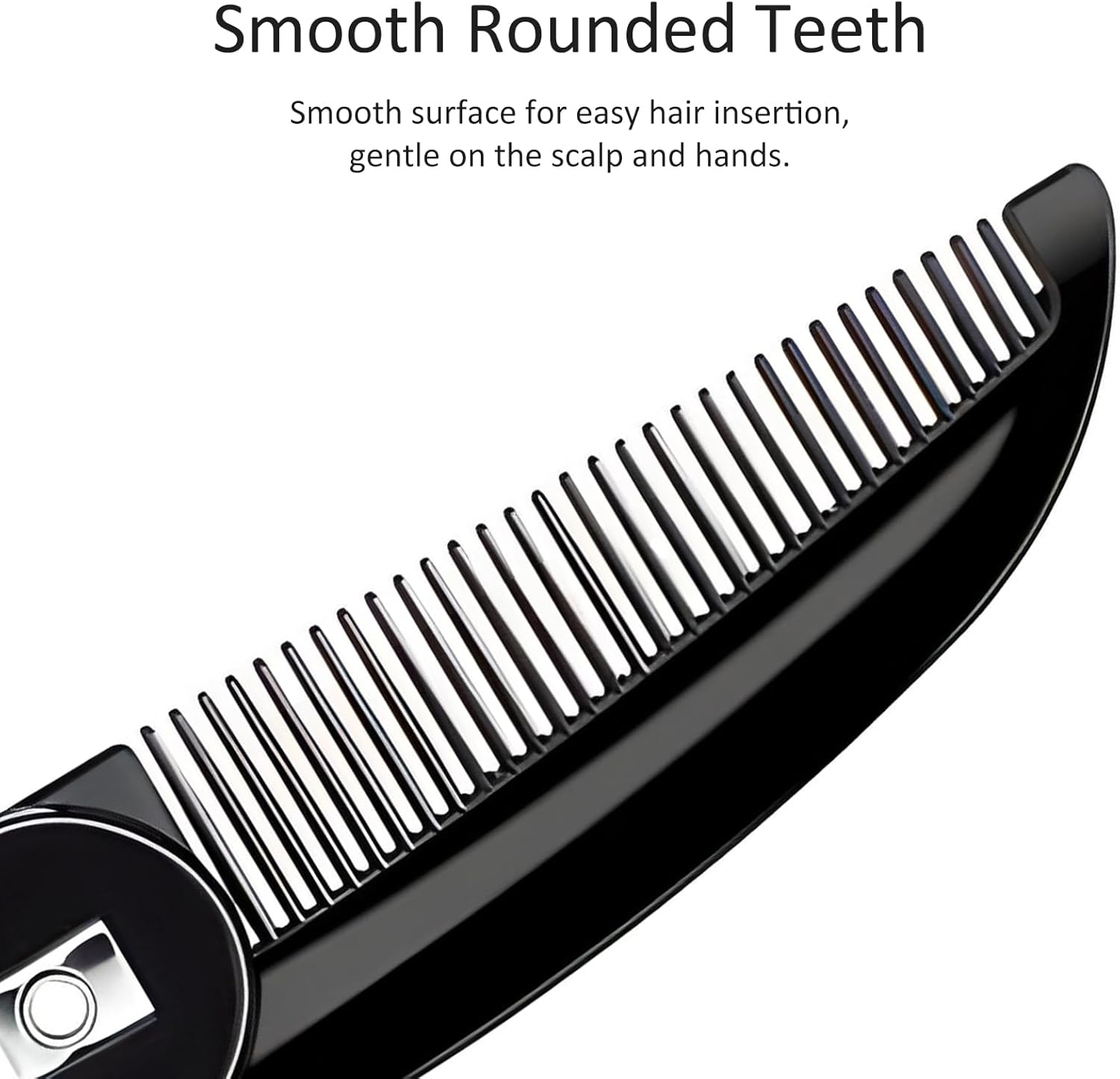 4-Pack Handmade Sawcut Mustache Comb, Best Pocket Folding Comb for Moustaches and Short Beards image number 5