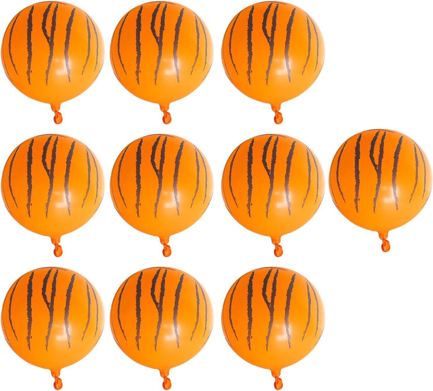 Party Balloons 10PC Birthday Balloons Paw Animal Theme Balloons Paw Balloons for Decoration Animal Jungle Party Themes image number 3