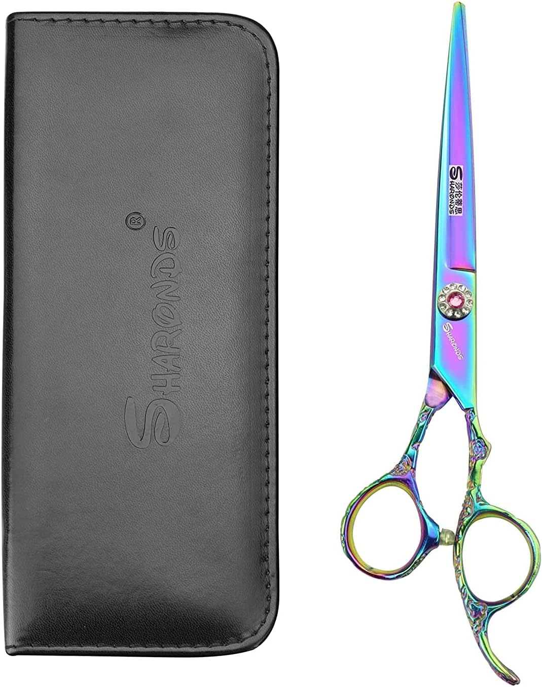 7 Inch Professional Hair Scissors, Japanese Stainless Steel Hair Cutting Scissors for Hairdressers