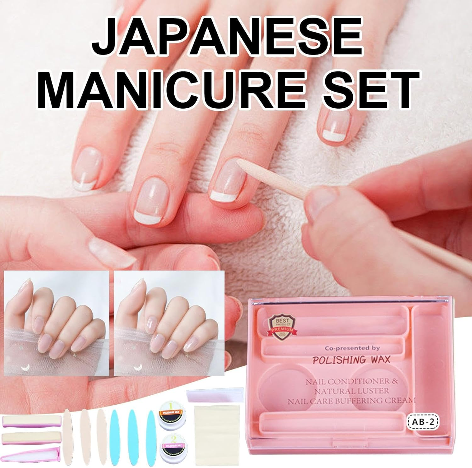 Manicure Kit | Manicure Strengthener Set,Versatile Professional Strengthener Tools for Girls Restore Beauty Travel Fashion Home Adults Women image number 2