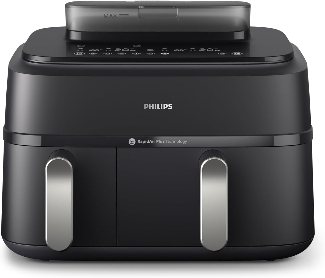 Philips Dual Basket Air Fryer 5000 Series, 9L, Steam Function, 2 Baskets, Synch Function, Rapid Air Technology, Versatile Large Hot Air Fryer, 90% Less Fat and Energy Saving, Homeid App (NA551/00) image number 6