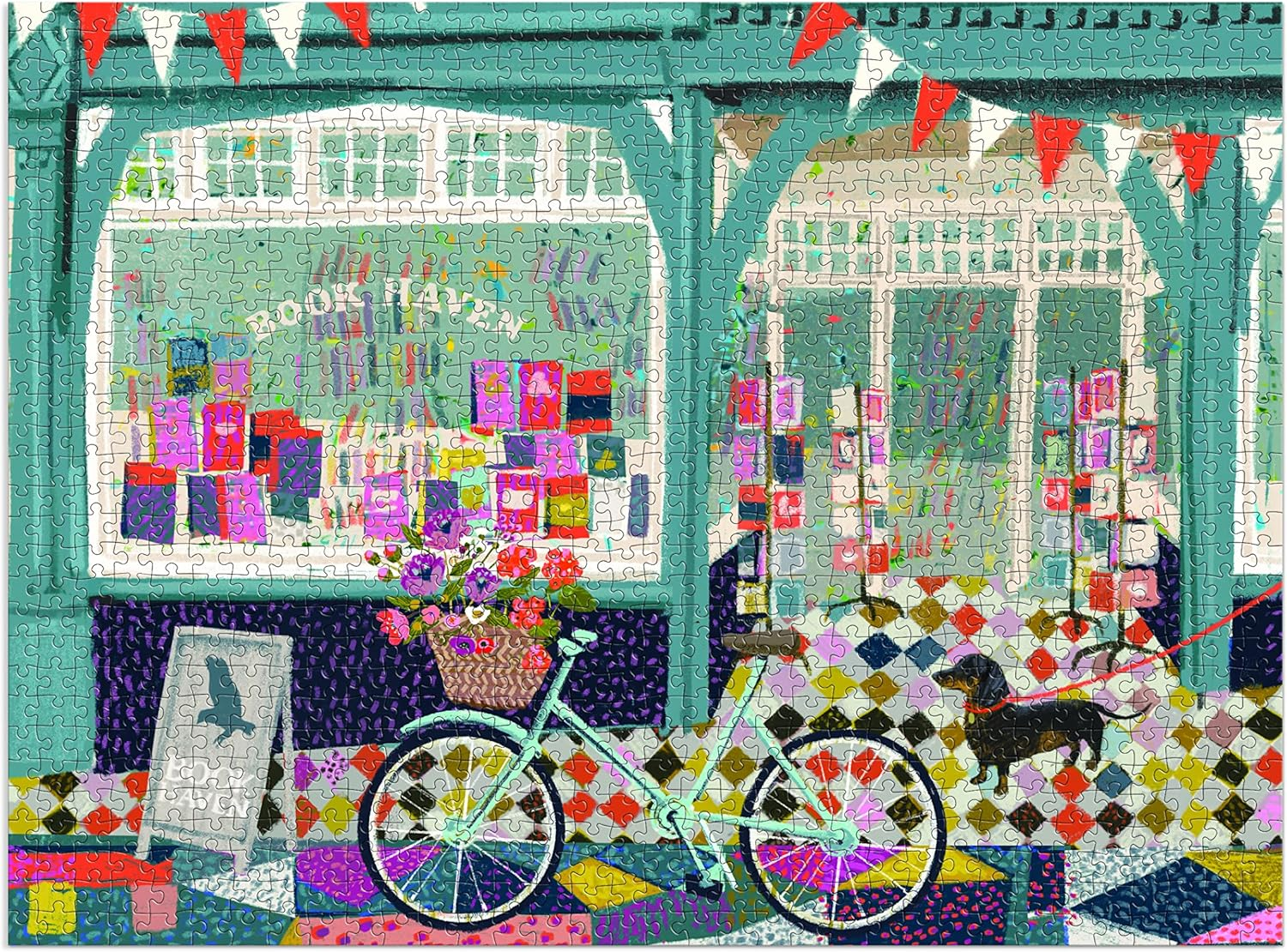 Book Haven Puzzle in Square Box: 1000 Piece image number 5