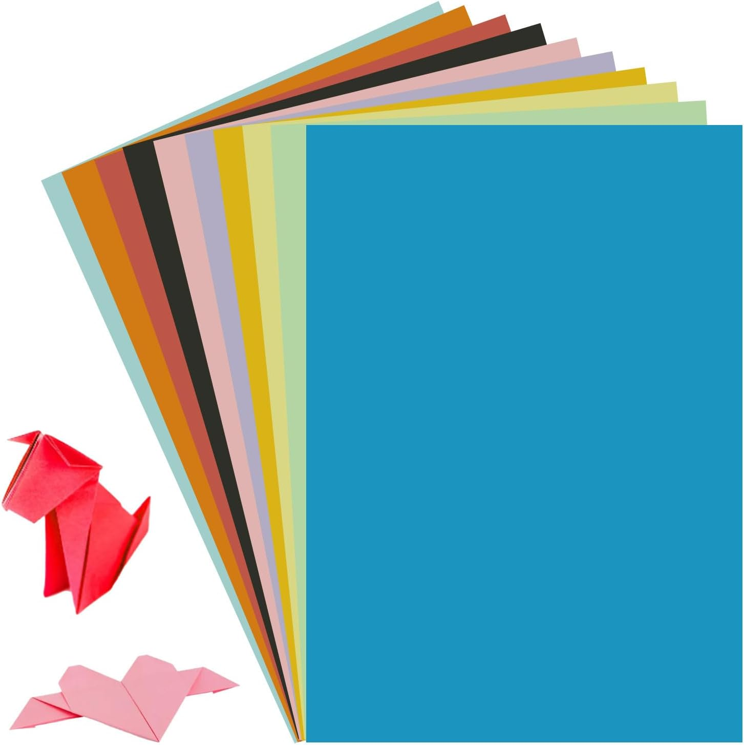 50 Sheets Black Kraft Cardstock Paper A4 for DIY Projects and Crafts, Thick 230Gsm Black Cardstock Paper Bulk for Printing Drawing Invitation Making, Laser and Inkjet Printer Paper, 8.3X11.7 Inches