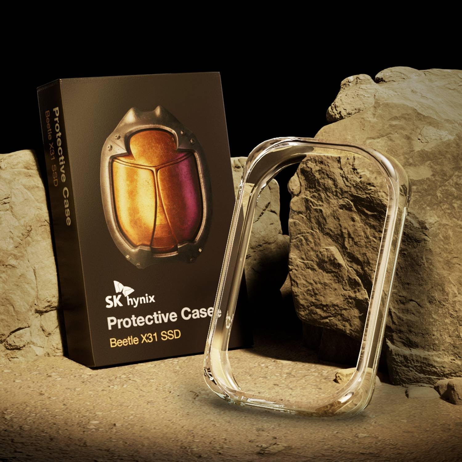 SK Hynix Beetle X31 512GB Portable SSD with DRAM - up to 1050Mb/S, USB 3.2 Gen2, External Solid State Drive for Pc/Mac/Tablet/Android/Gaming Consoles image number 2