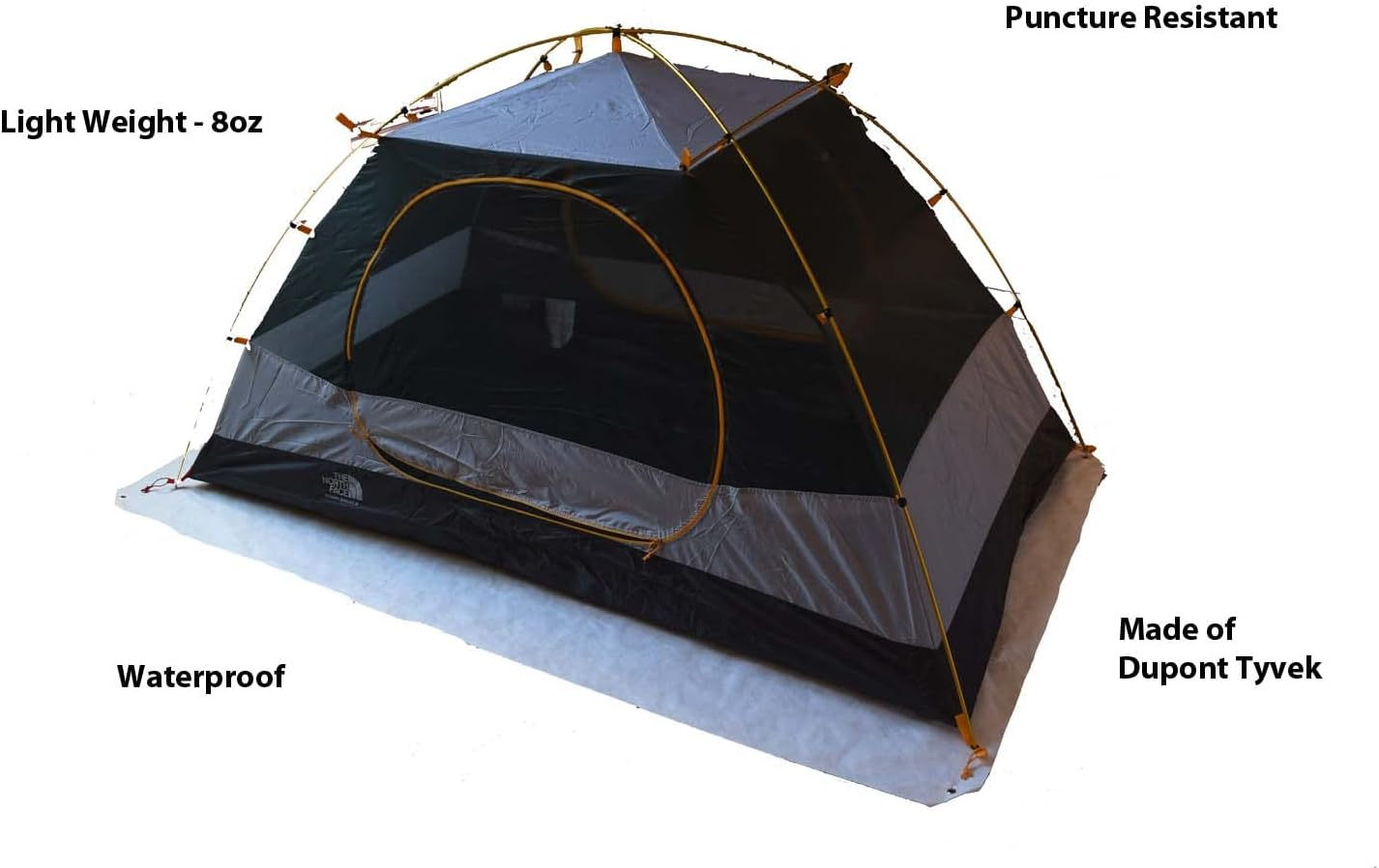 Modern Grizzly, Tent Footprint, Tent Tarp, Tent Mat, Tent Floor Mat, Tyvek Sheet, Backpacking Tarp, Ultralight Backpacking Gear, Tent Flooring, Camping Ground Cloth Tarp, Footprints, Multiple Sizes