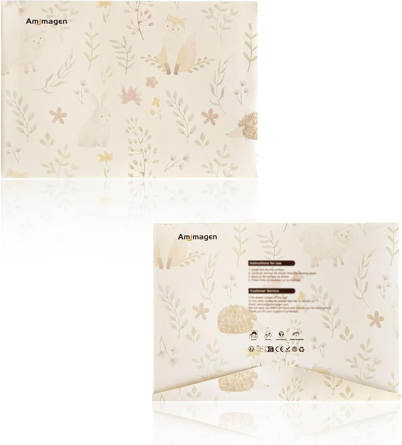 Amimagen Gamer Wall Stickers - Controller Eat Sleep Games Joystick Video Gaming Wall Decals - Boys Bedroom Playroom Baby Kids Room Wall Decor image number 3