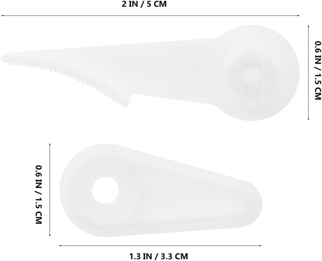 DOITOOL 20 Pcs Lamp Shade Clips and Parts Lamp Holder and Recessed Lighting Accessories Stable Fixation with Minimalist Design Compatible Light Hardware