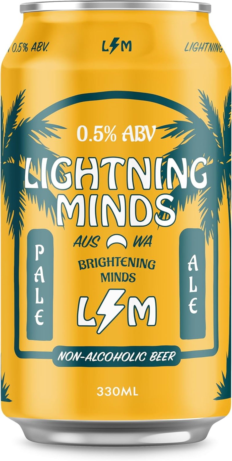 Lightning Minds Non Alcoholic Pale Ale (Carton 24 X 330Ml) image number 5