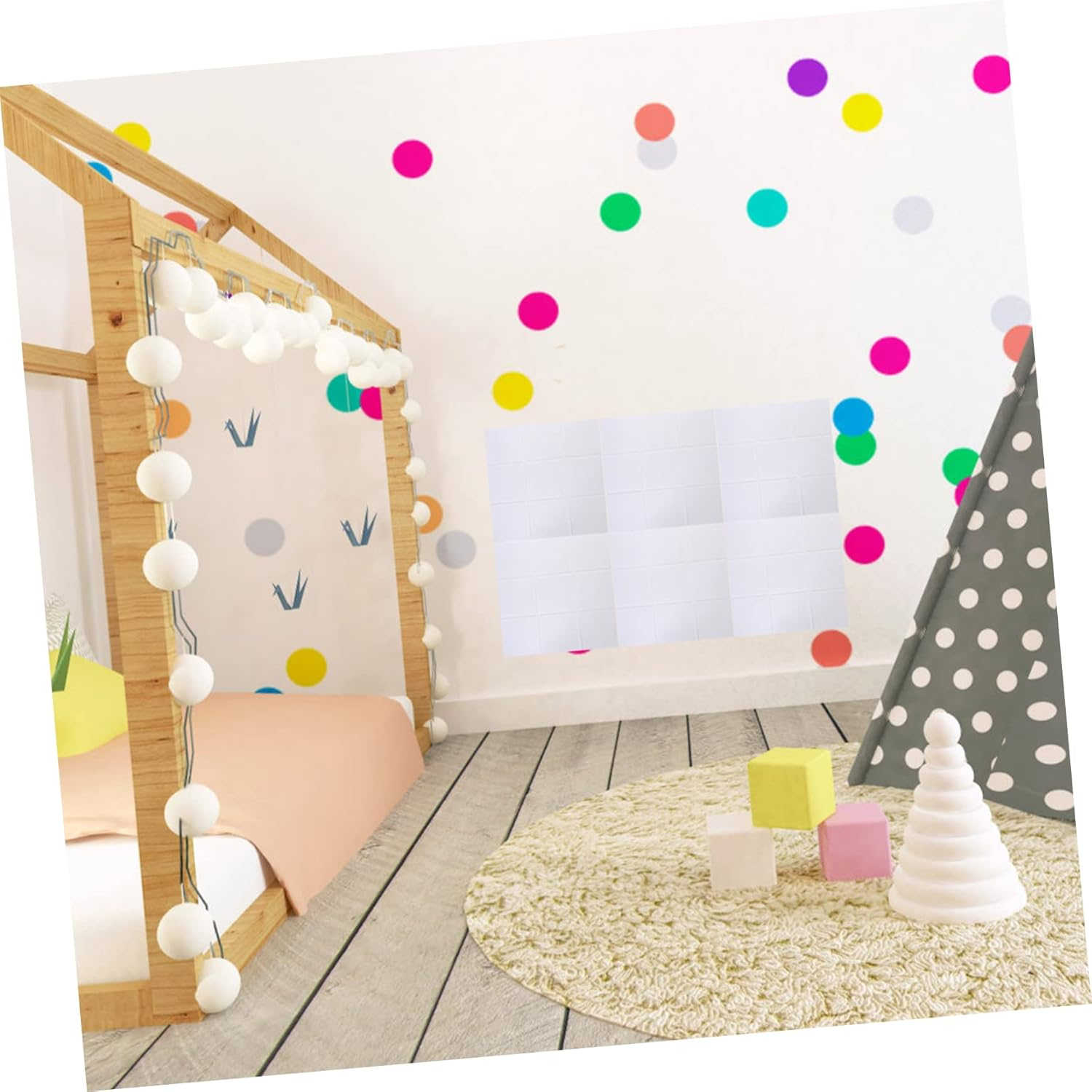 GANAZONO Felt Display Board for Photo Background Decorative Notice Board White Material for Classroom and Office Use image number 6