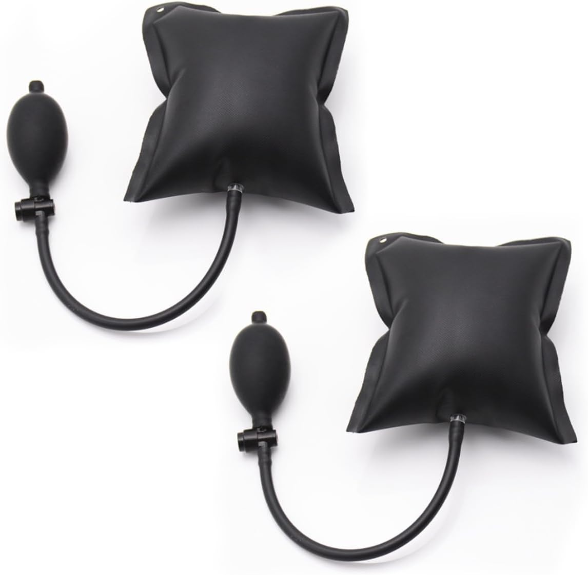 Air Wedge Pump, Professional Leveling Alignment Tool, Auto Adjustable Inflatable Air Shim Bag, Max Load 300LB Air Wedge Bag Pump for Car, Home Use, Door, Window (2PCS) image number 3