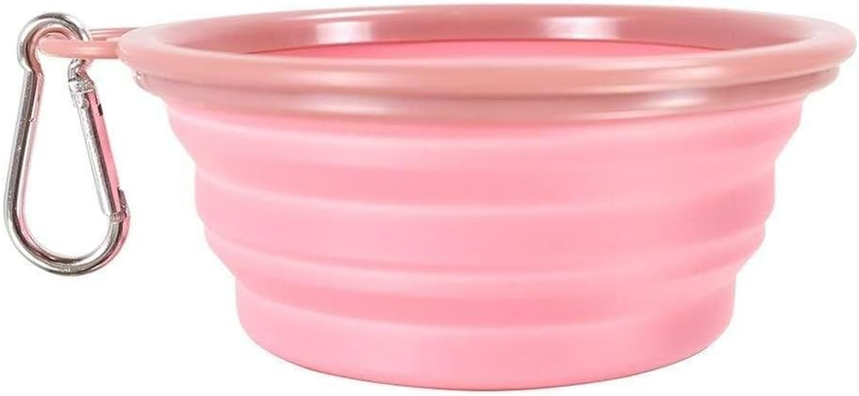 Ibiyaya Quick Bite Collapsible Dog Bowl, Pink image number 3