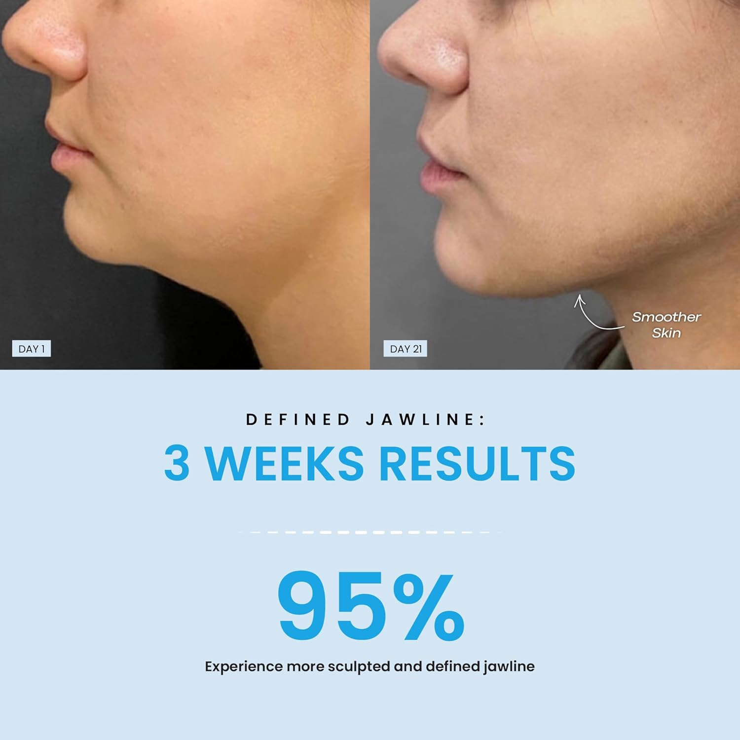 LED Face and Neck Massager &ndash; Liftlab 3-In-1 Beauty Sculptor with Red, Blue and Green Light Modes &ndash; At-Home Skincare Tool with Vibration Massage and Improved Battery