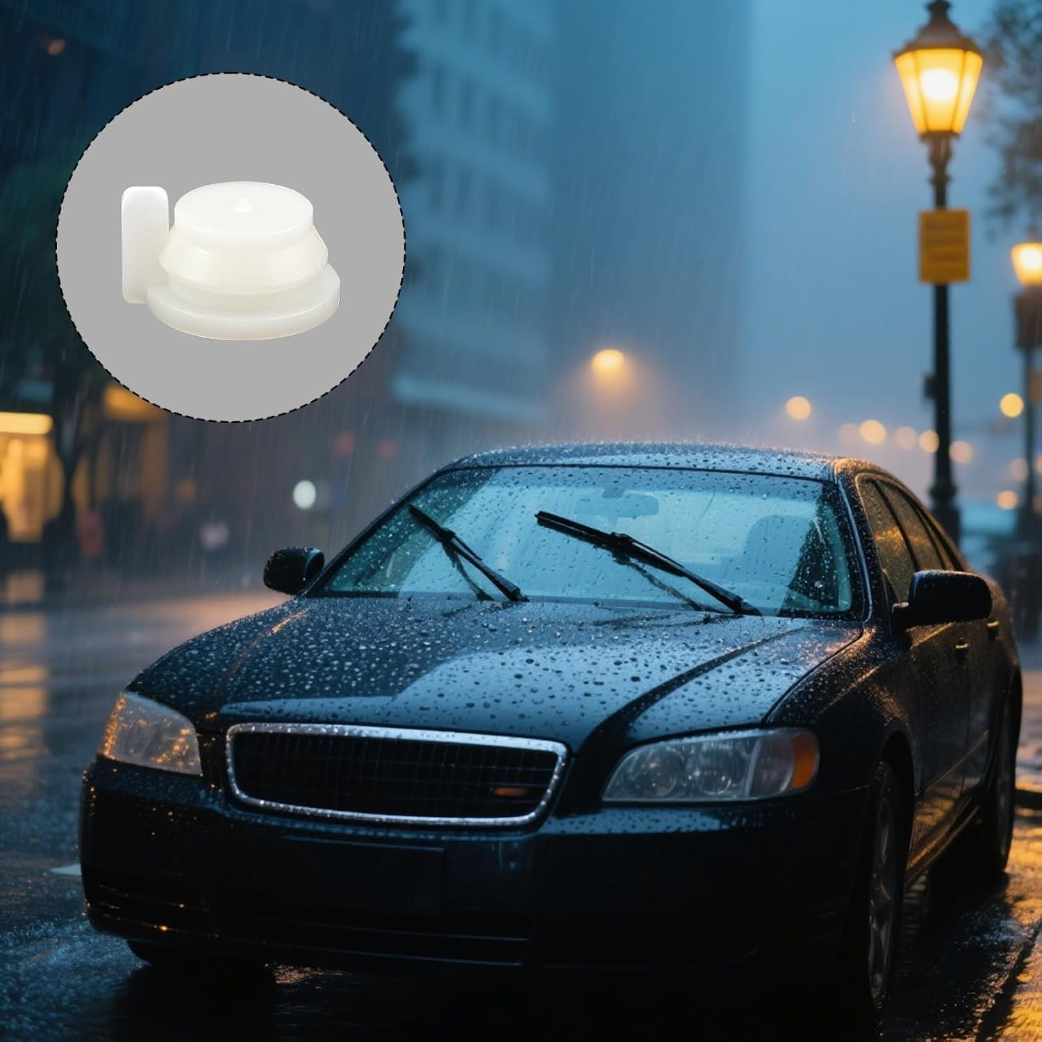 20Pcs Windshield Wiper Linkage Arm Bushing Cap Clip Nut Grommet, Universal Windshield Wiper Arm Repair Kit for Plymouth Replaces 3799089 03431634 49440 image number 6