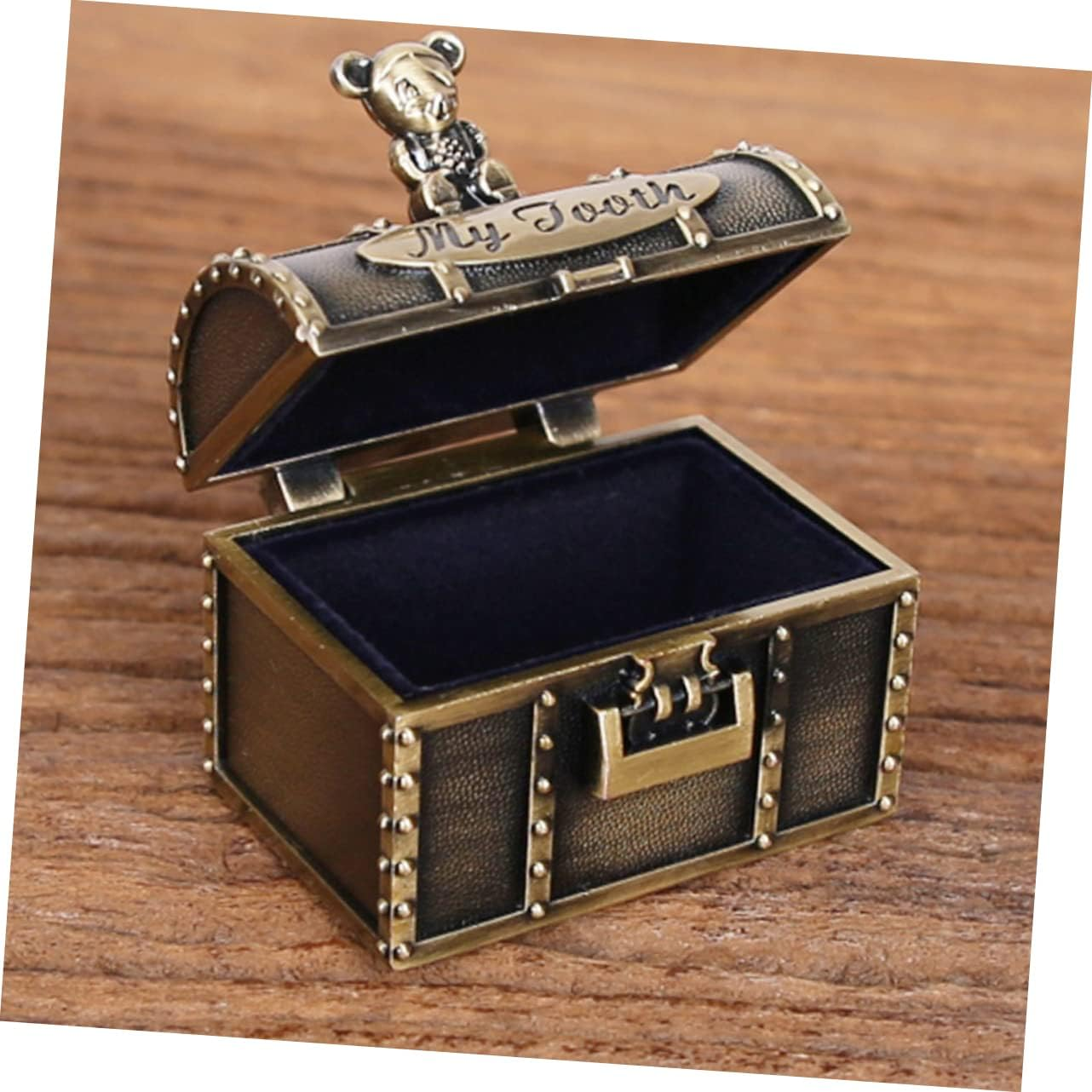 2Pcs Keepsake Boxes for First Tooth and Curl Storage Durable Tooth Holders Compact Design for Easy Carrying for Family Memories image number 1