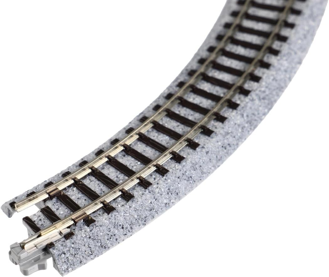 Kato USA Model Train Products UNITRACK Compact Tracks (4-Piece), 150Mm/(6") Radius/45-Degree image number 5