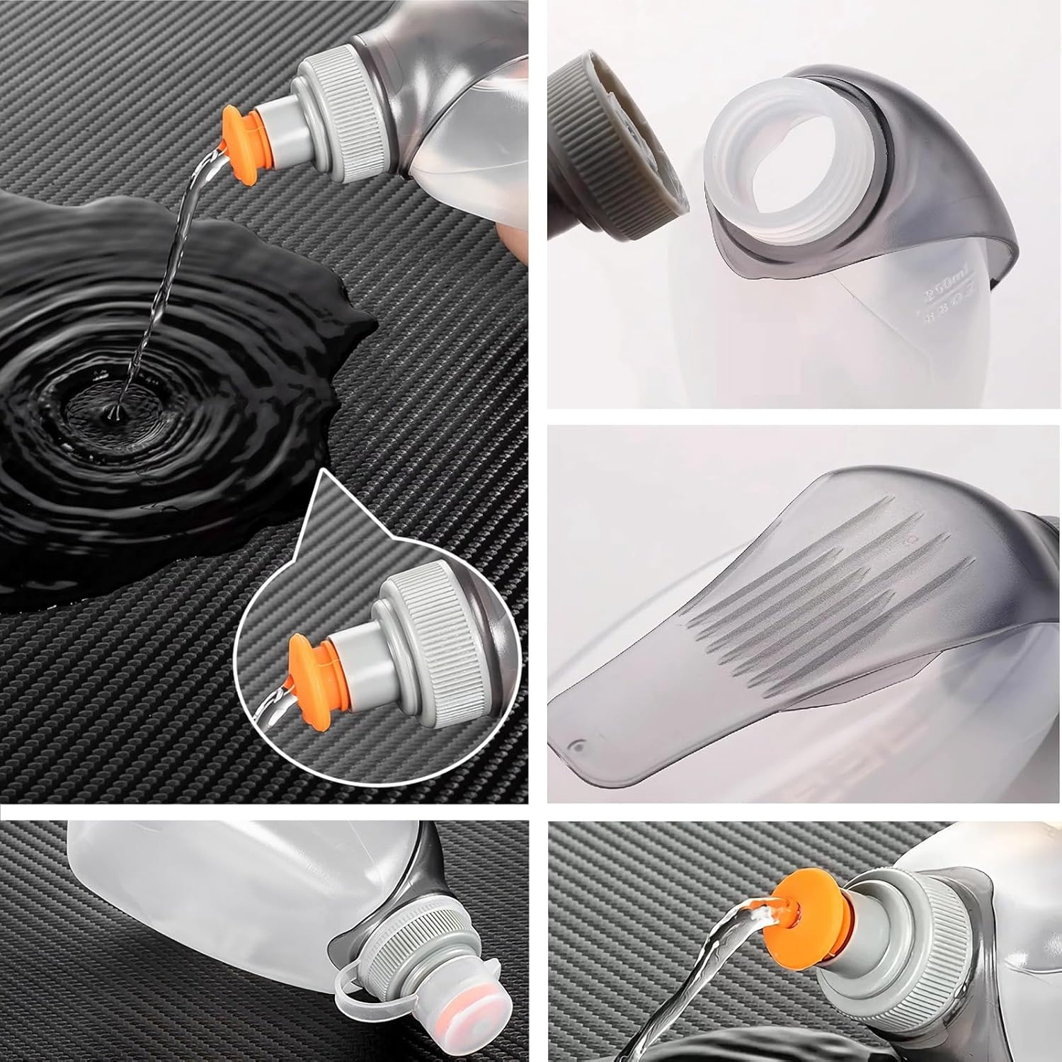 HECHZSO Water Bottle for Running No Bounce Water Bottle with Clip and Cover Cap,Bpa-Free Plastic, 8.8Oz (250Ml) for Running/Marathon/Walking/Hiking/Cycling/Trail/Skiing (2 Pack) image number 2