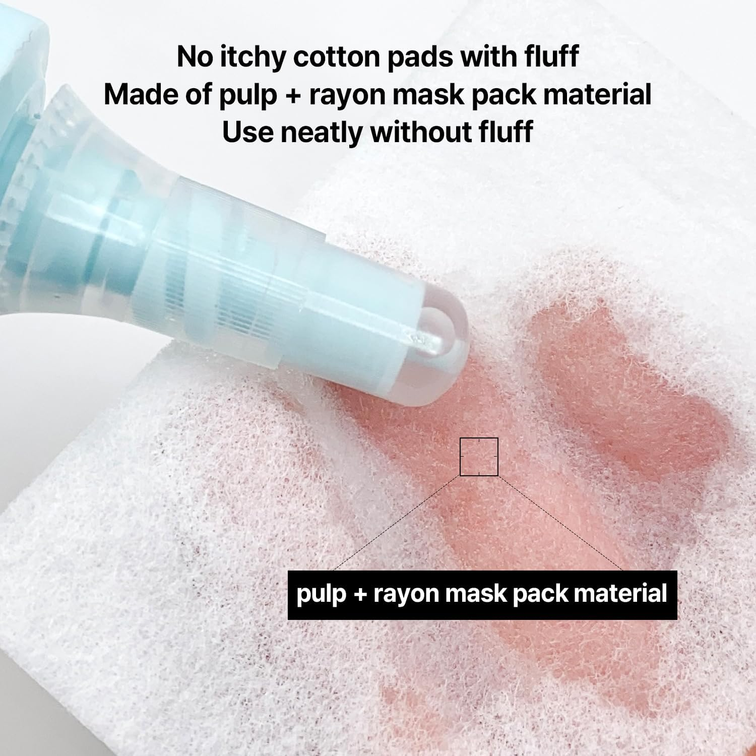 ILSO 1/3 Saving Cotton Pad, Thin Layer Perfect for DIY Toner Pad and Mask, 40 Sheets, Korean Skincare (50 X 70Mm) image number 1