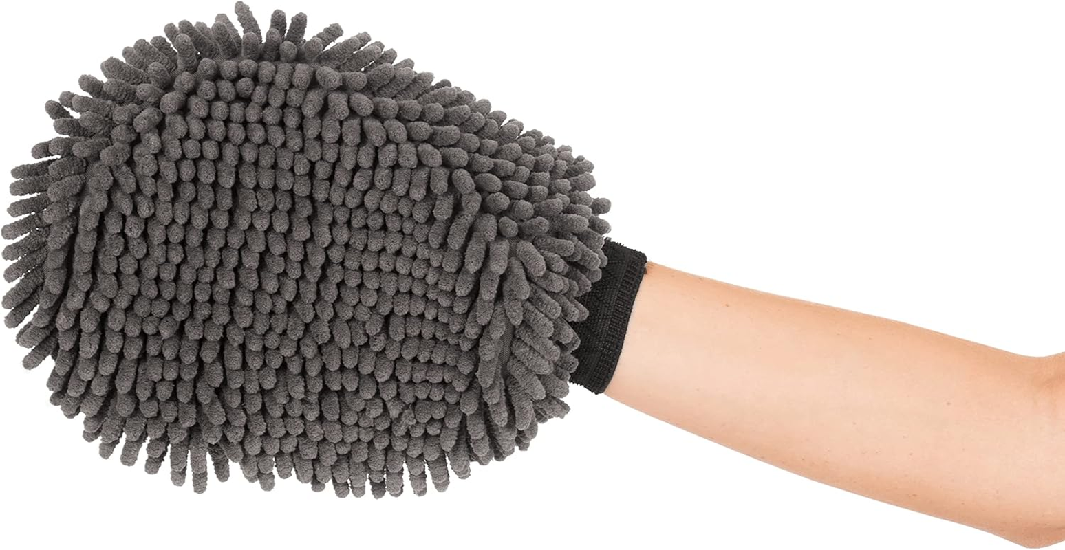 DGS Dirty Dog Grooming Mitt Length 25 Cm Width 18 Cm Height 2 Cm Grey image number 4